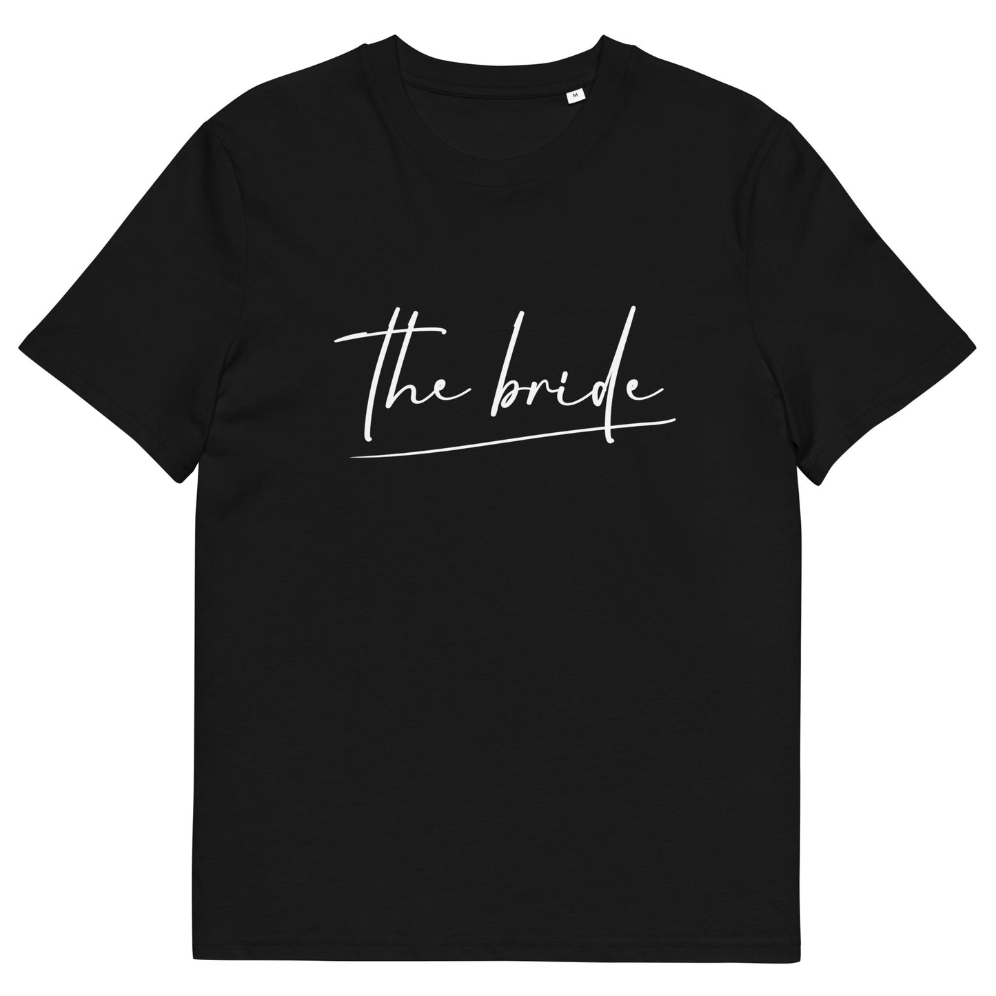 "Calligraphy The Bride" Unisex-Bio-Baumwoll-T-Shirt