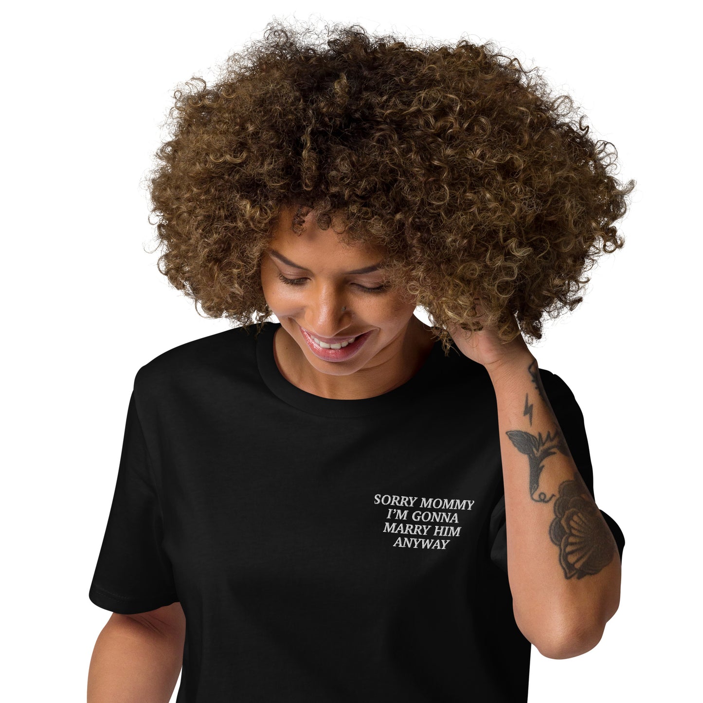 "Sorry Mommy" Unisex-Bio-Baumwoll-T-Shirt