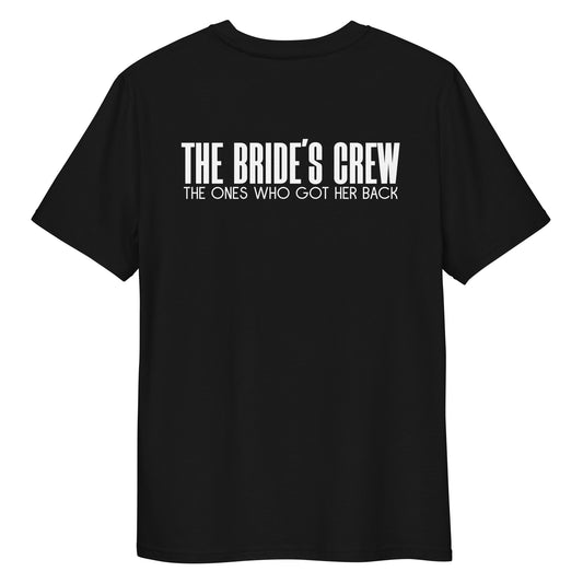 "Title The Bride's Crew" Unisex-Bio-Baumwoll-T-Shirt