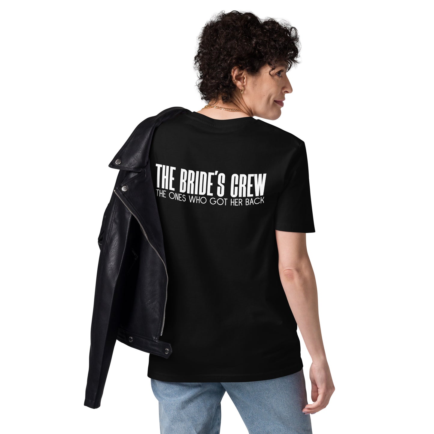 "Title The Bride's Crew" Unisex-Bio-Baumwoll-T-Shirt