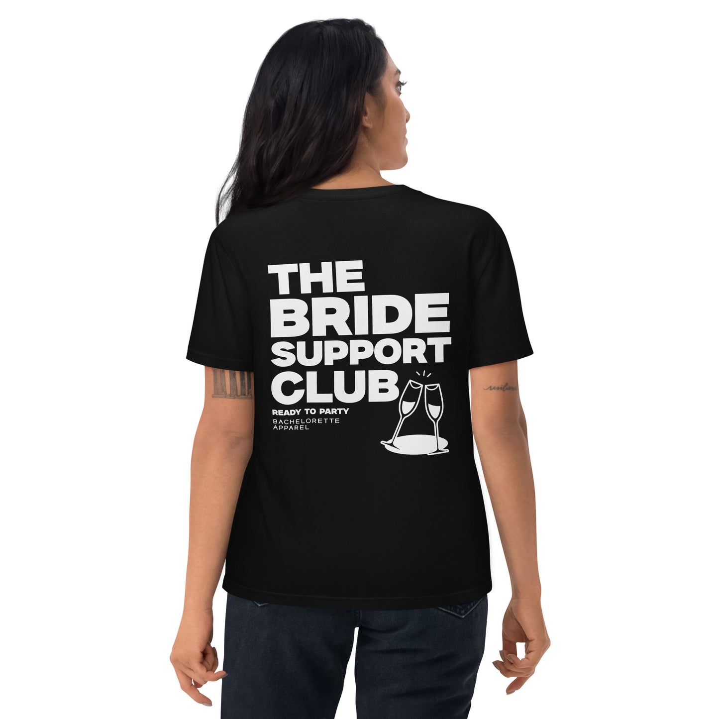 "The Bride Support Club" Unisex-Bio-Baumwoll-T-Shirt