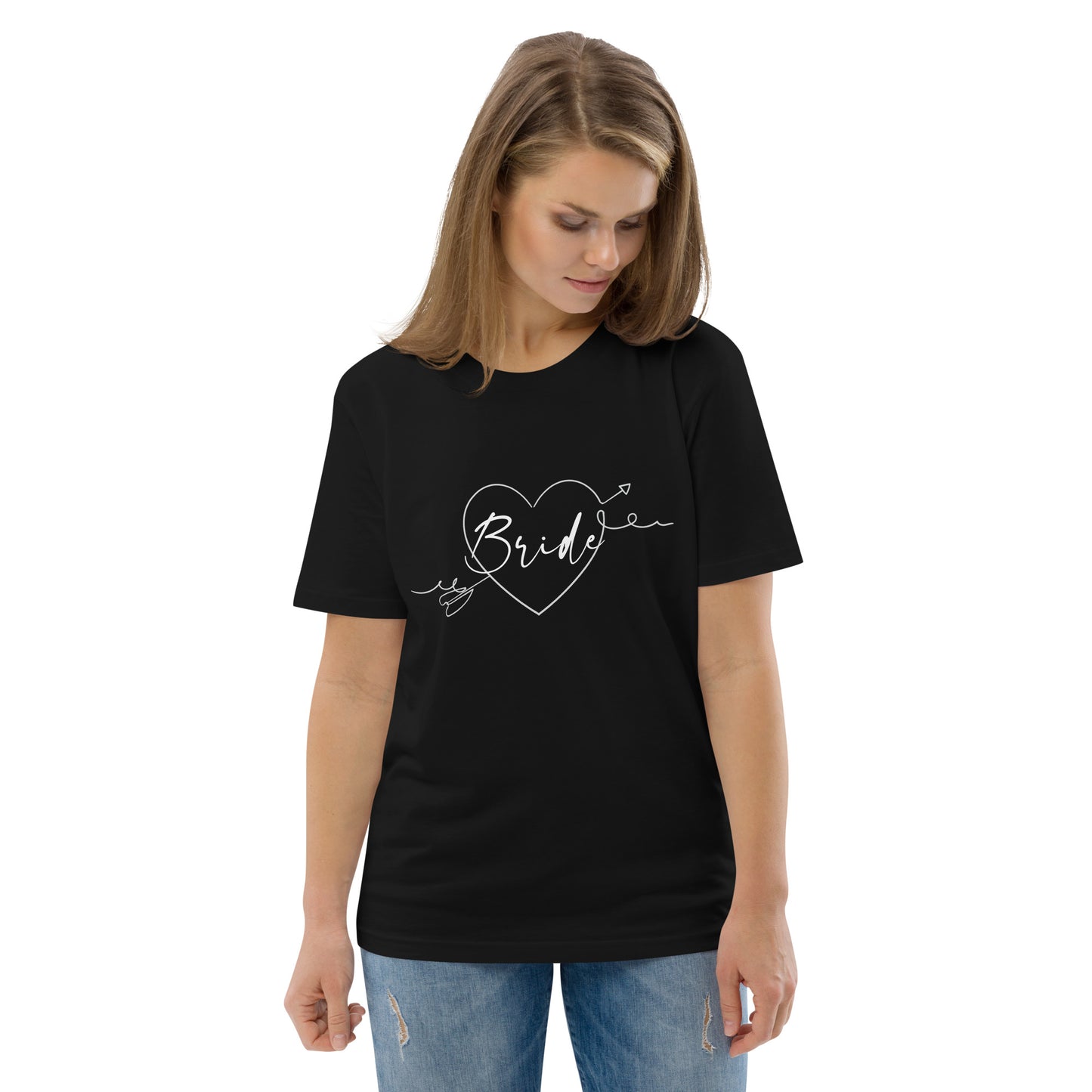 "Heart Bride" Unisex-Bio-Baumwoll-T-Shirt