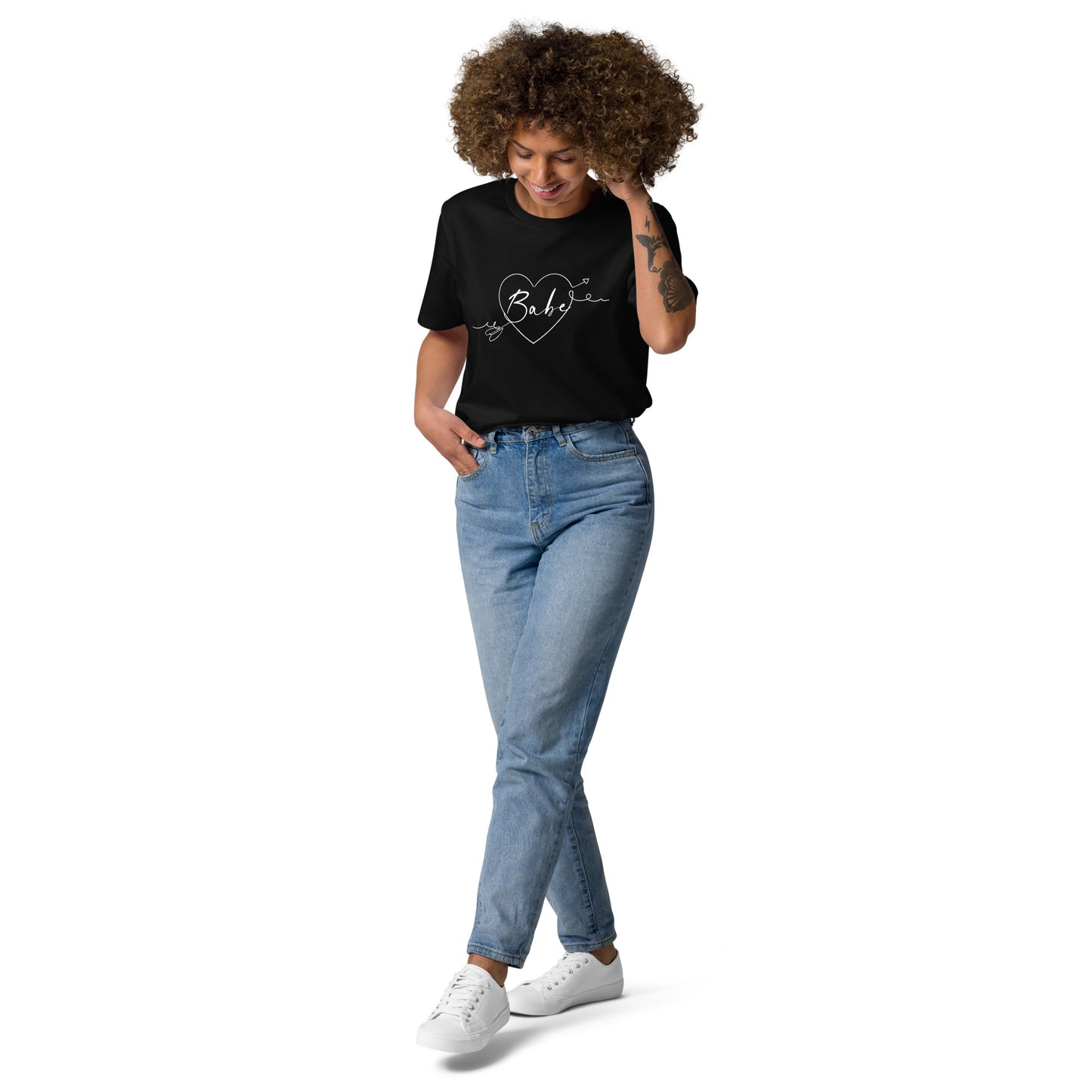"Heart Babe" Unisex-Bio-Baumwoll-T-Shirt