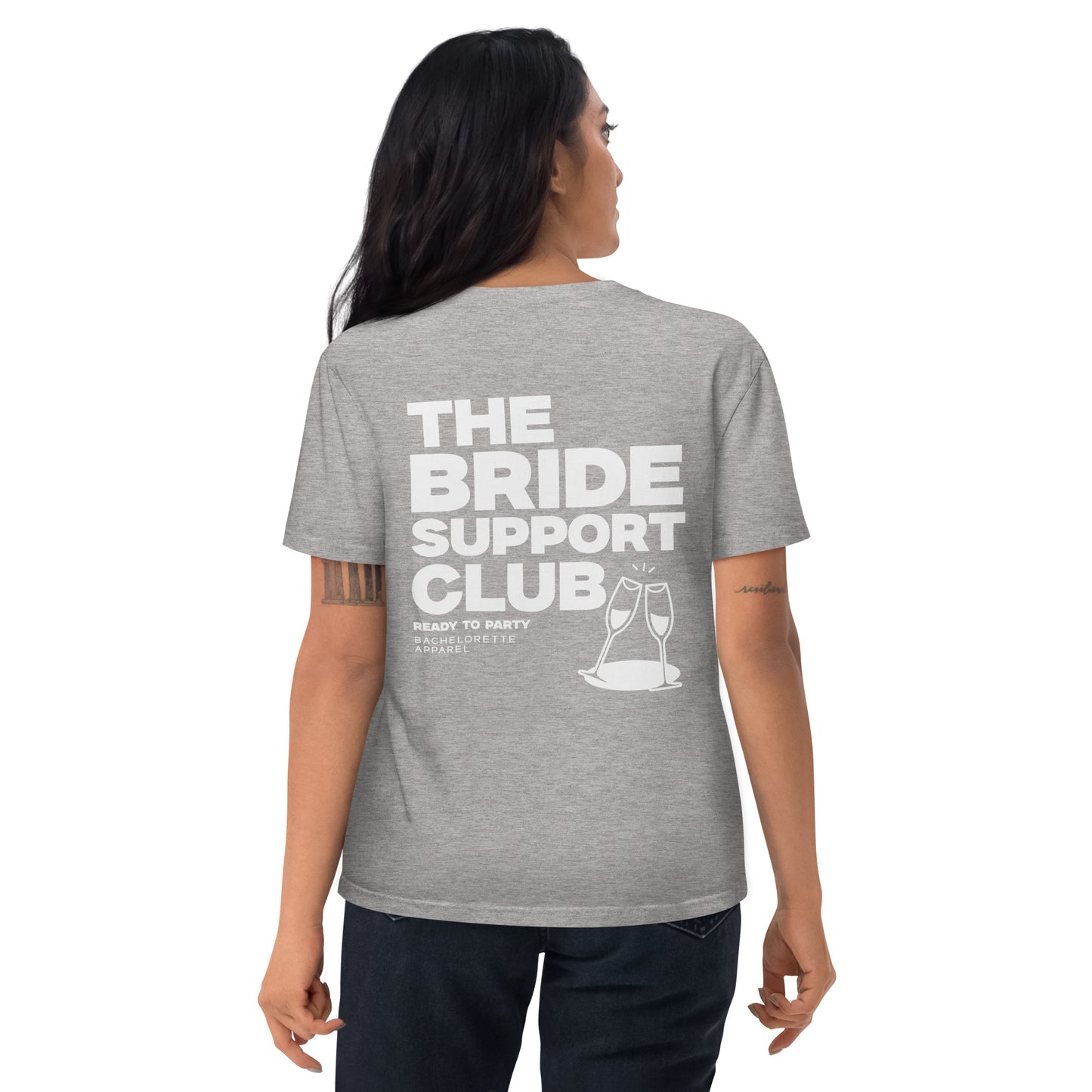 "The Bride Support Club" Unisex-Bio-Baumwoll-T-Shirt