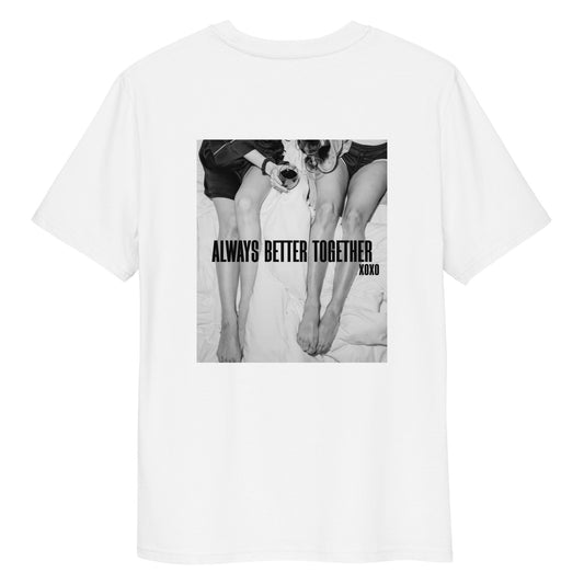 "Photo Always Better Together" Unisex-Bio-Baumwoll-T-Shirt