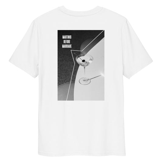 "Photo Martinis Before Marriage" Unisex-Bio-Baumwoll-T-Shirt