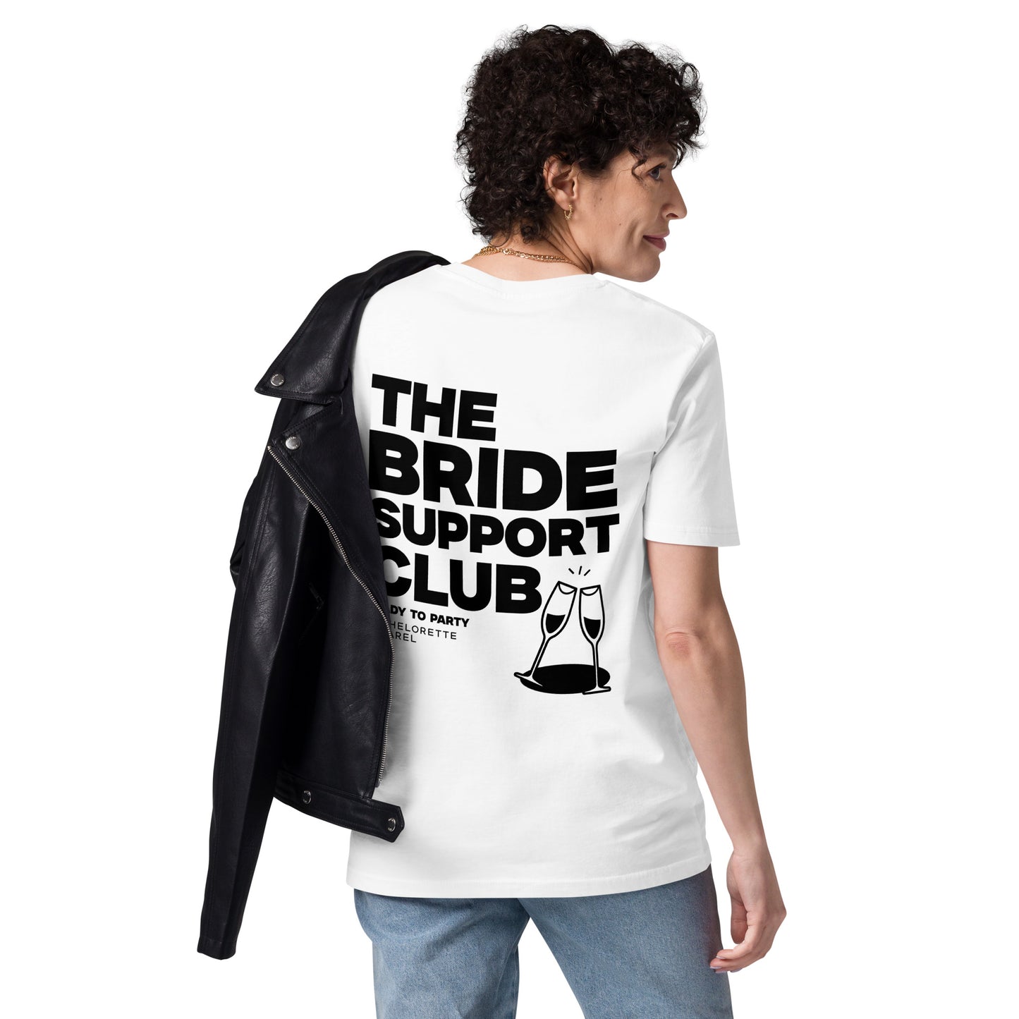 "The Bride Support Club" Unisex-Bio-Baumwoll-T-Shirt