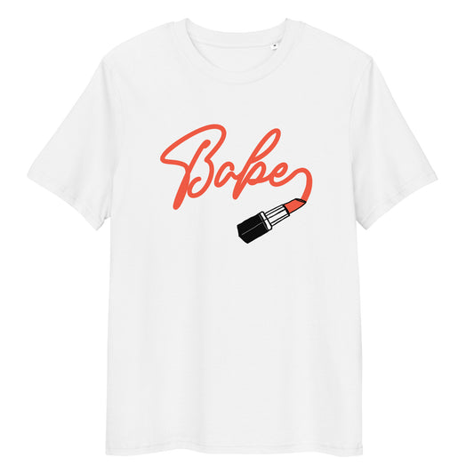 "Red Lipstick Babe" Unisex-Bio-Baumwoll-T-Shirt