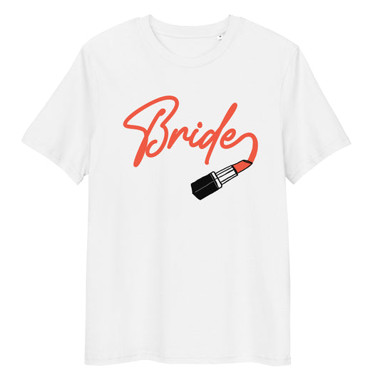 "Red Lipstick Bride" Unisex-Bio-Baumwoll-T-Shirt