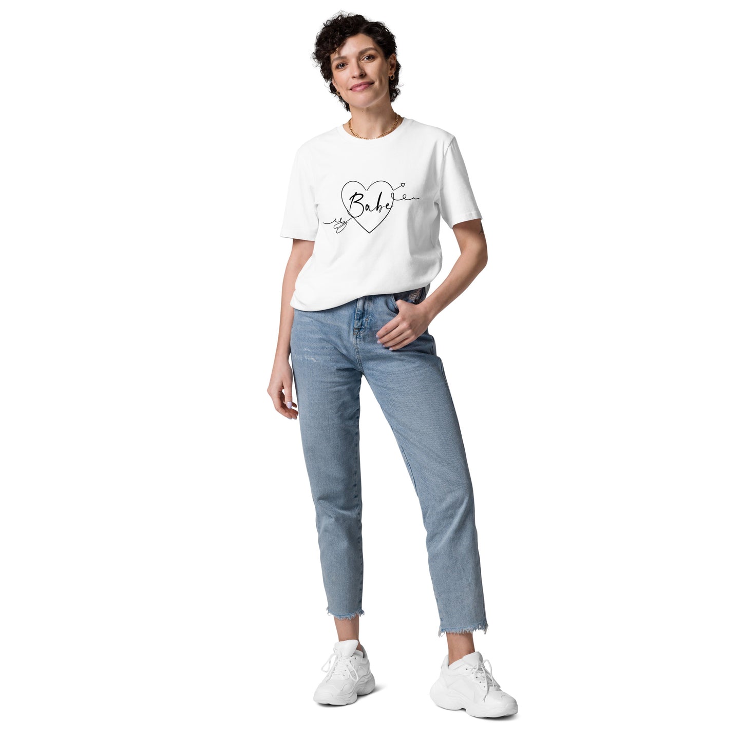 "Heart Babe" Unisex-Bio-Baumwoll-T-Shirt