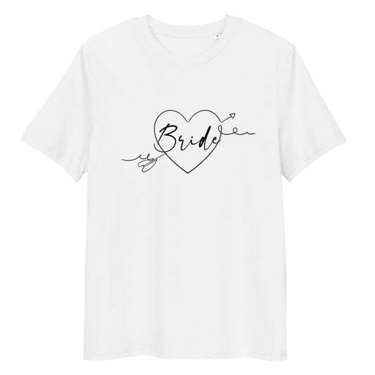 "Heart Bride" Unisex-Bio-Baumwoll-T-Shirt