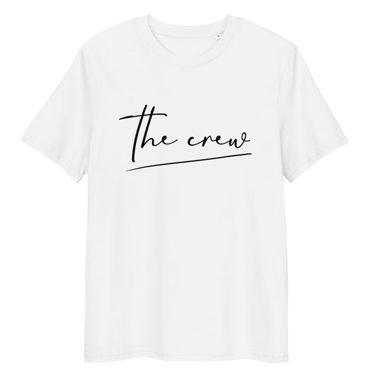 "Calligraphy The Crew" Unisex-Bio-Baumwoll-T-Shirt