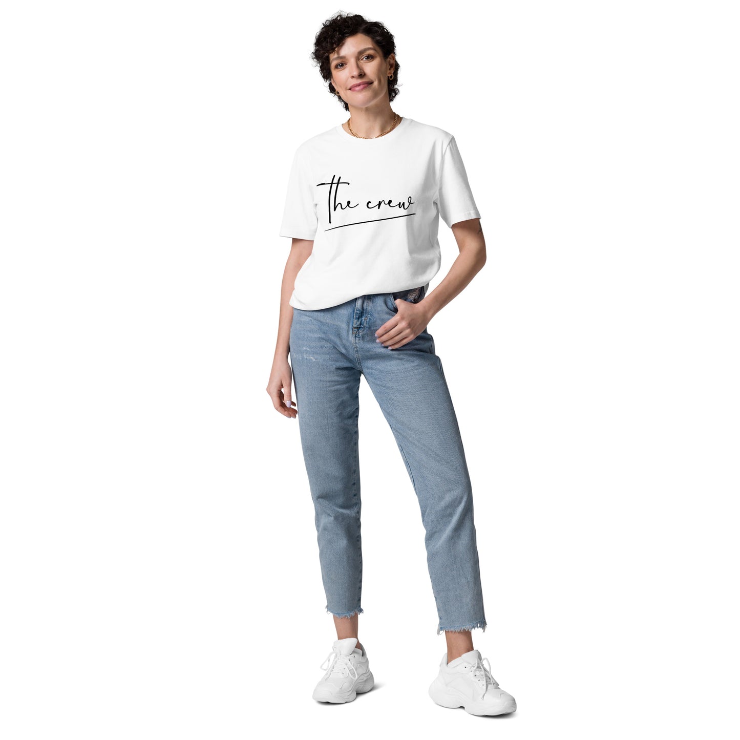 "Calligraphy The Crew" Unisex-Bio-Baumwoll-T-Shirt