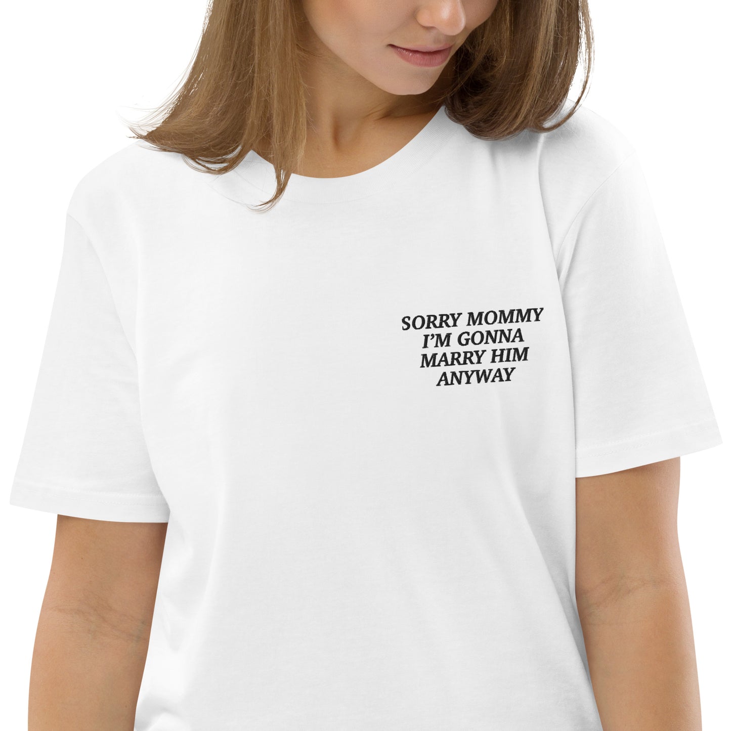 "Sorry Mommy" Unisex-Bio-Baumwoll-T-Shirt